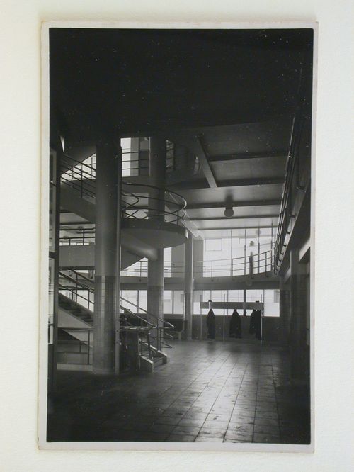 The Diaconessen - inrichting extension, hall with stair case, Rotterdam, Netherlands