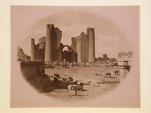 View of a Moslem mosque ruin, Samarkand, Uzbekistan, former Soviet Union