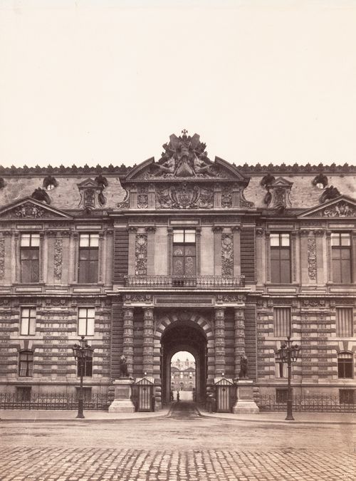 Plate from album ''Buildings, parks and streets of Paris, Versailles and environs, France''