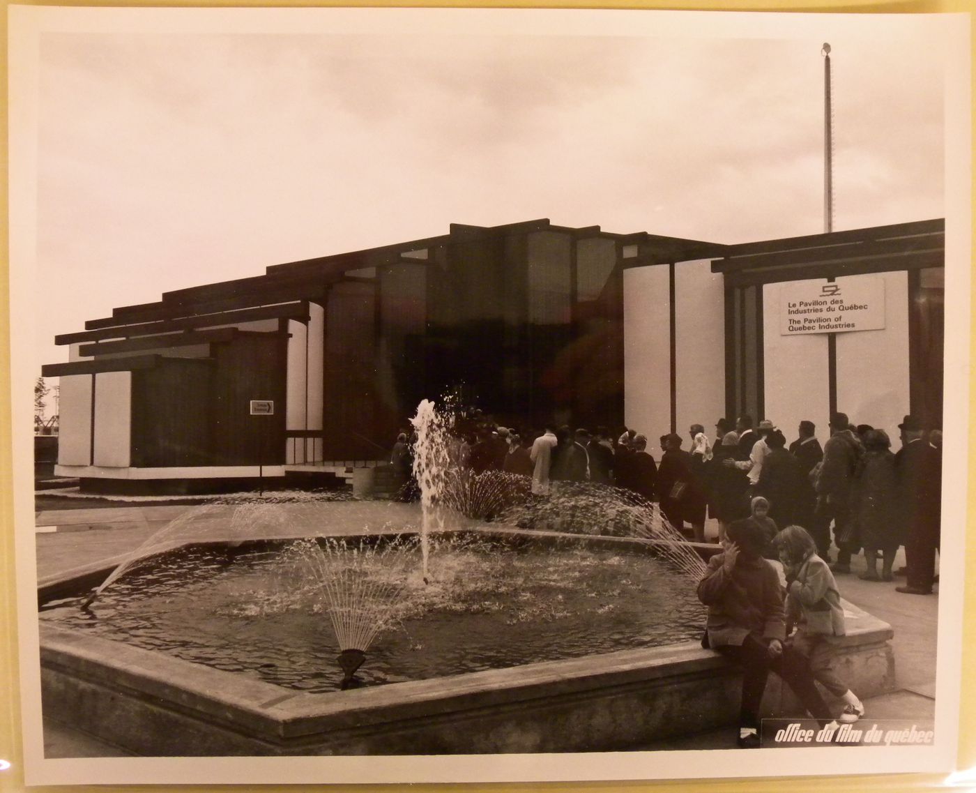 View of the Pavilion of Quebec Industries, Expo 67, Montréal, Québec