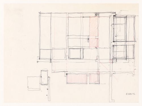 Sketch for House VI, Cornwall, Connecticut