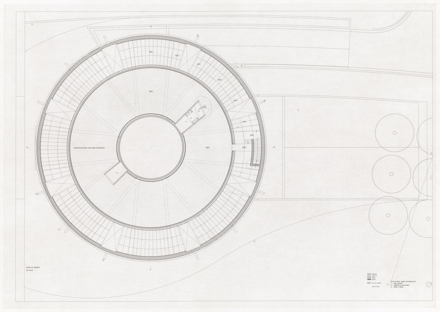 Plan for Centro Meteorológico da Villa Olimpica, Barcelona, Spain