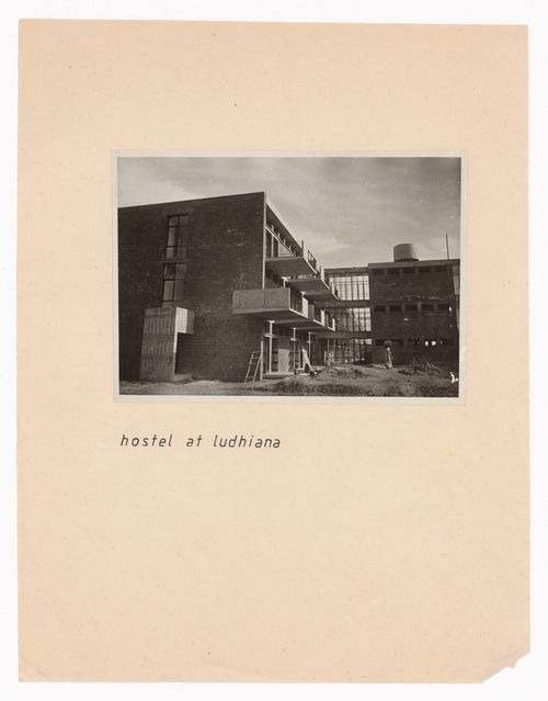 Photograph of hostel for Punjab Agricultural University in Ludhiana, India