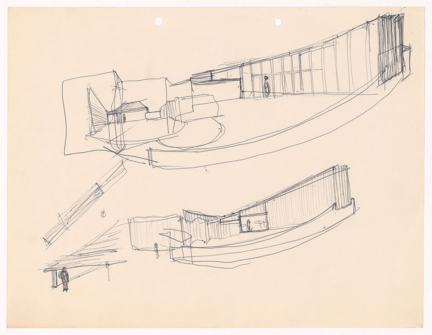 Sketch perspectives for Restaurante em Perafita, Perafita, Matosinhos, Portugal