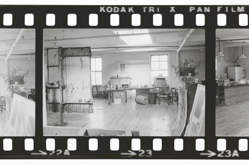 Interior of Wooster Street loft, New York City