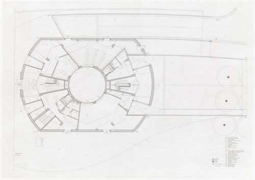 Ground floor plan for Centro Meteorológico da Villa Olimpica, Barcelona, Spain
