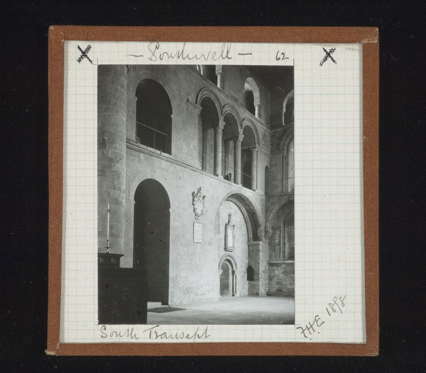 View of south transept of Southwell Minster, Southwell, Nottinghamshire, England