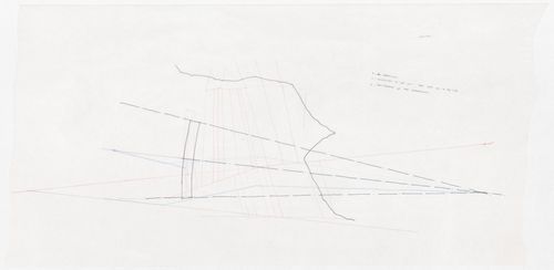 Sketch for Banyoles Olympic Hotel, Banyoles, Spain