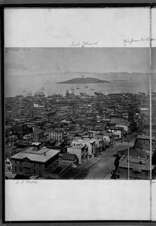 Plate from album ''Panorama of San Francisco from California Street Hill''