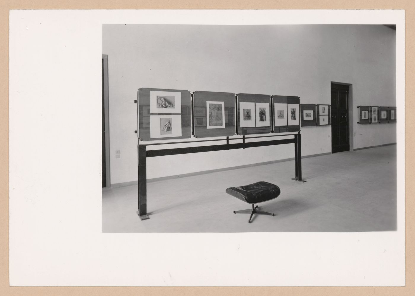 Interior view of the exhibition room, Gabinetto disegni e stampe degli Uffizi, Galleria degli Uffizi, Florence, Italy