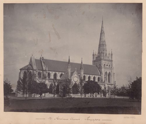 View of the Church of St. Andrew, Singapore
