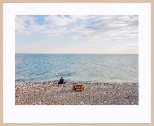 Man on the Shoreline of Lighthouse Point, from the series Accidental Wilderness