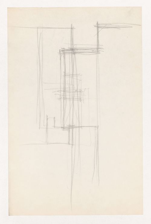 Sketch sectional detail for the Metallurgy Building, Illinois Institute of Technology, Chicago