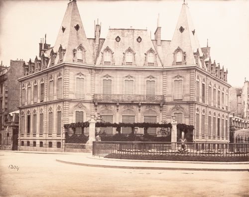 Plate from album ''Buildings, parks and streets of Paris, Versailles and environs, France''