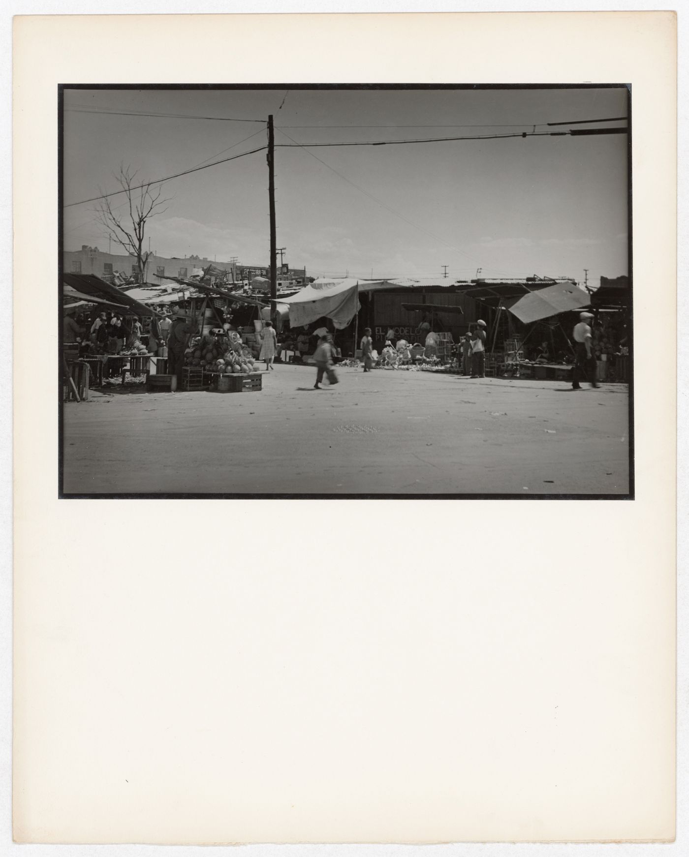 View of a market, Mexico