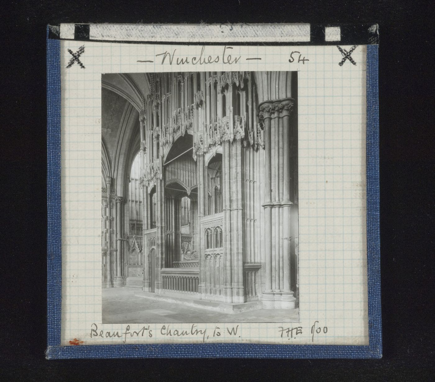View of chantry of Bishop Beaufort to west, Winchester Cathedral, Winchester, Hampshire, England