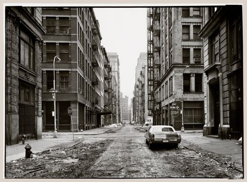 View of Crosby Street and Spring Street, New York City, New York, United States
