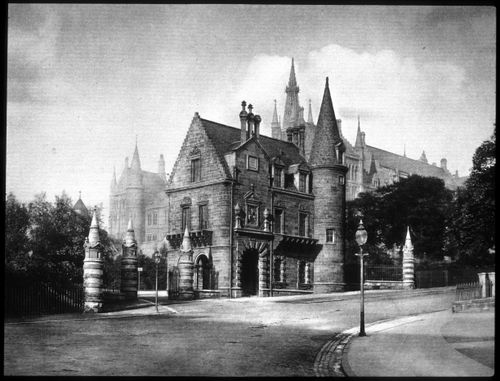 Plate from album ''University of Glasgow, Old and New''