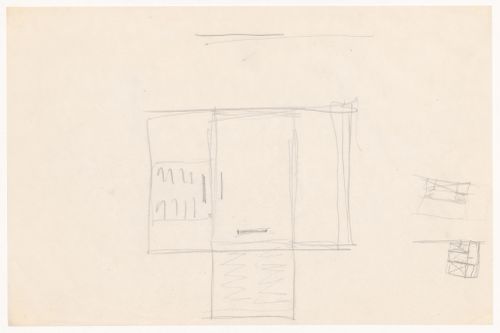 Sketch plans for a campus building for Illinois Institute of Technology