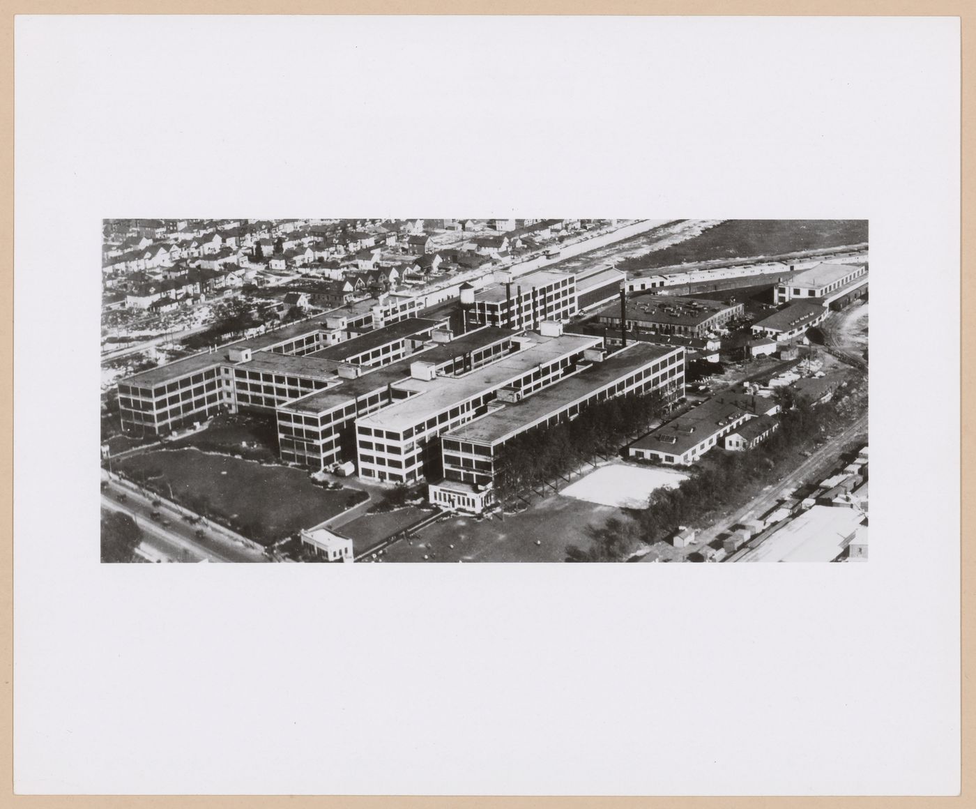 Aerial view of the Chalmers Motor Car Company Assembly Plant, Detroit, Michigan