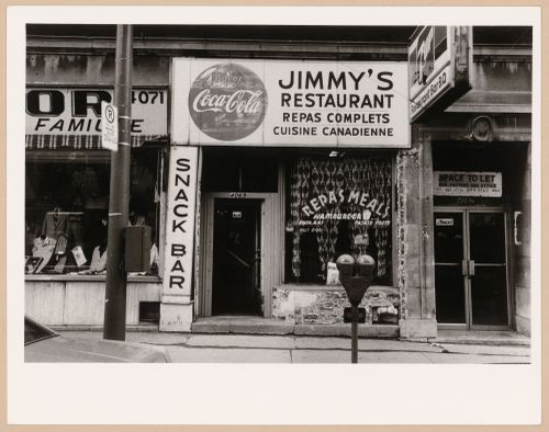 Jimmy's restaurant, Montréal, Boulevard Saint-Laurent