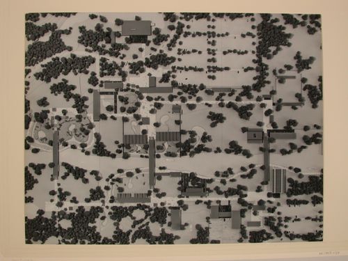 Photograph of a site model for the Montréal Zoo, Montreal, Québec