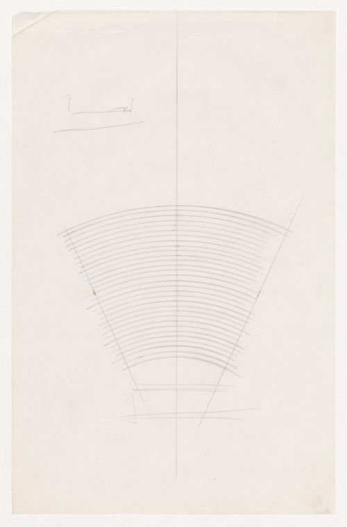 Plan for an auditorium for Illinois Institute of Technology