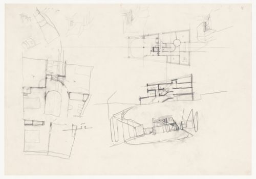 Sketches for Casa Fernando Machado [Fernando Machado house], Porto, Portugal