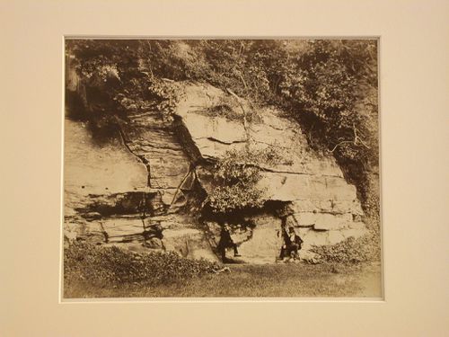View of unidentified rock formation, Yorkshire, England