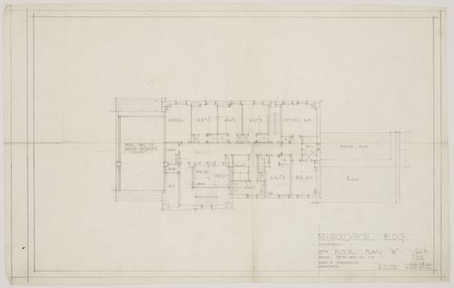 Montréal Neurological Institute, Montréal, Québec: eighth floor plan
