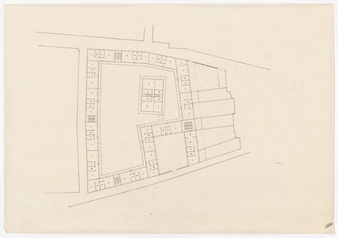 Plan for Corral del Conde, Seville, Spain