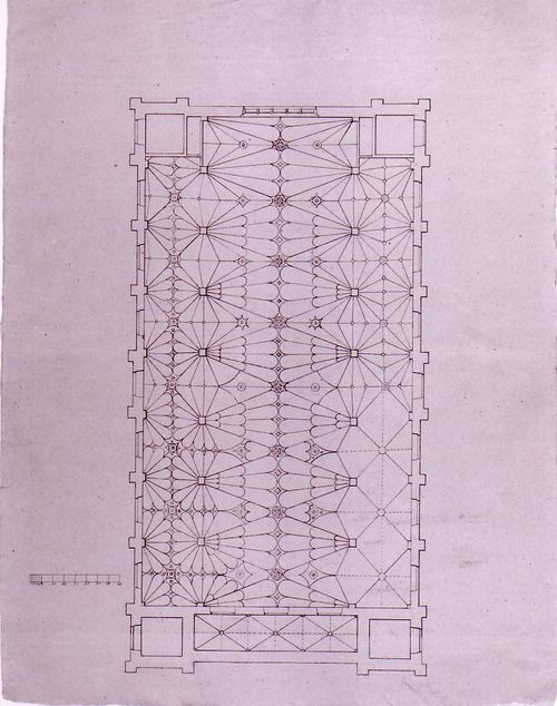 Ceiling plan for Notre-Dame de Montréal