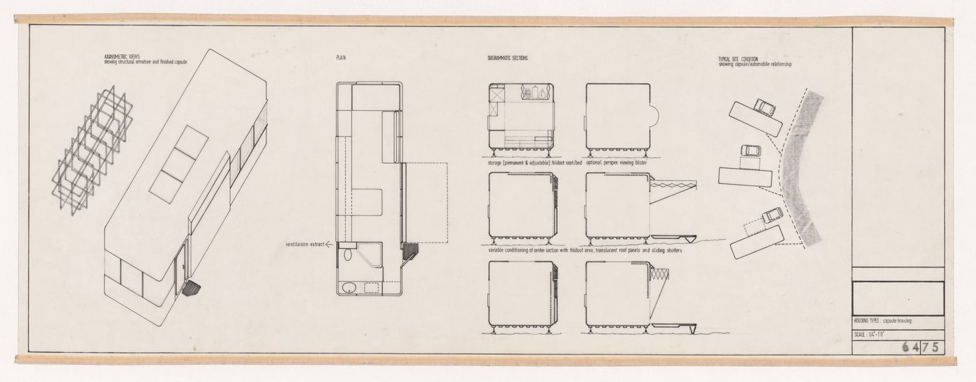 Potteries Thinkbelt, North Staffordshire, England: housing types: capsule housing