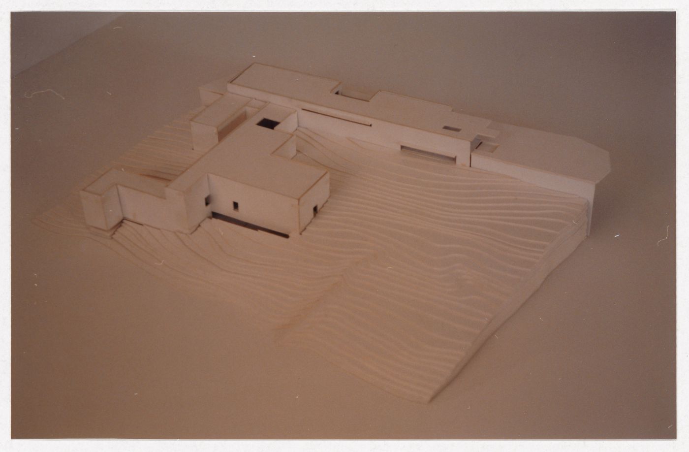 Photograph of model for Museu Granell, Santiago de Compostela, Spain