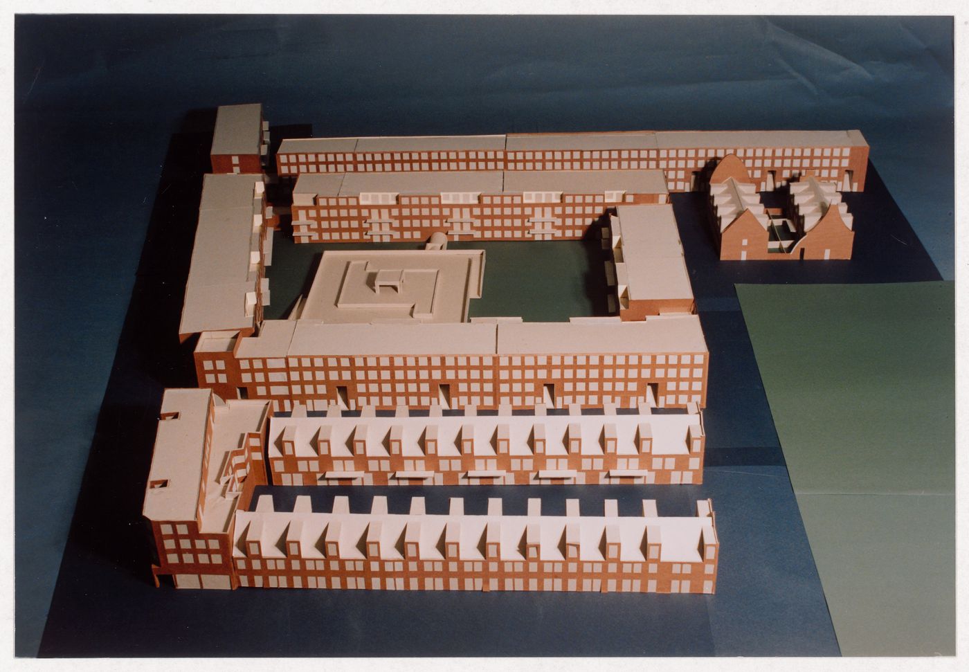 View of model for Plano de Doedijnstraat, The Hague, The Netherlands