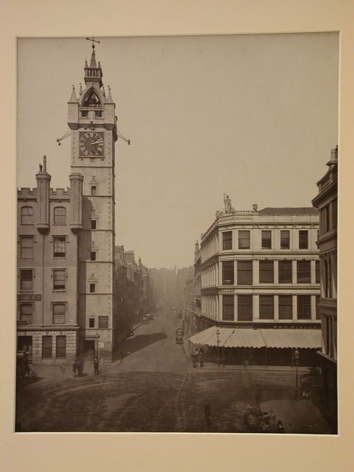 View of High Street from the Cross, Glasgow, Scotland