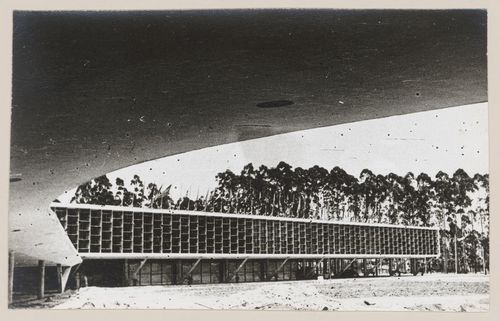 View of States Pavilion, under construction, São Paulo, Brazil
