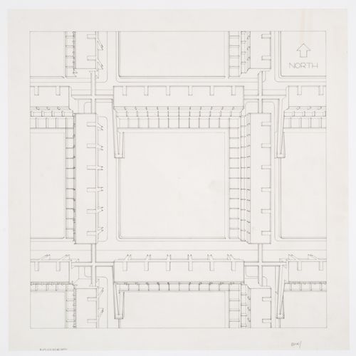 Southgate Housing, Phases I and IA, Runcorn, England: plan