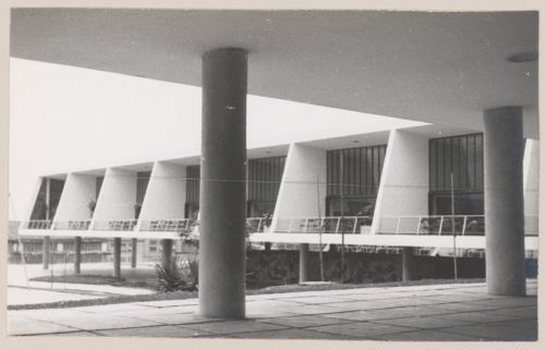 View of primary school, Pedregulho, Rio de Janeiro, Brazil
