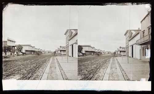 Stereograph of Fifth Street, San Diego, California, United States of America