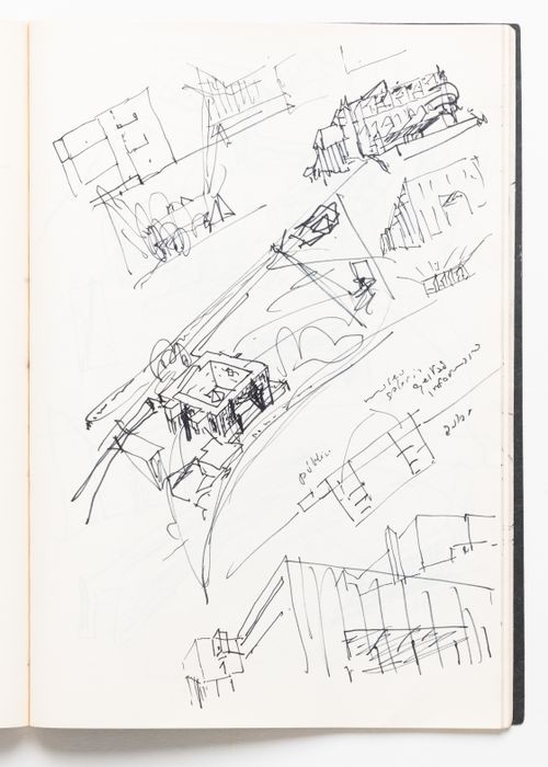 Sketchbook 213: Holanda - 1º Esquisso Fac. Arq.ra