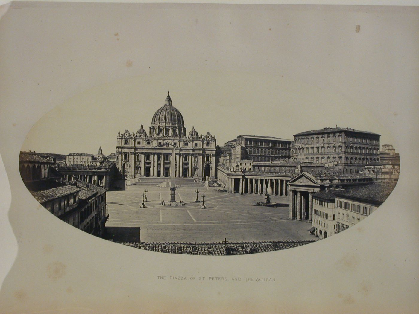 The Piazza of St Peters and the Vatican