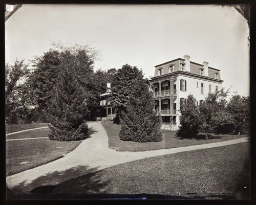 View of Edward Anthony's summer house, Alexandria Bay, New York, United States of America