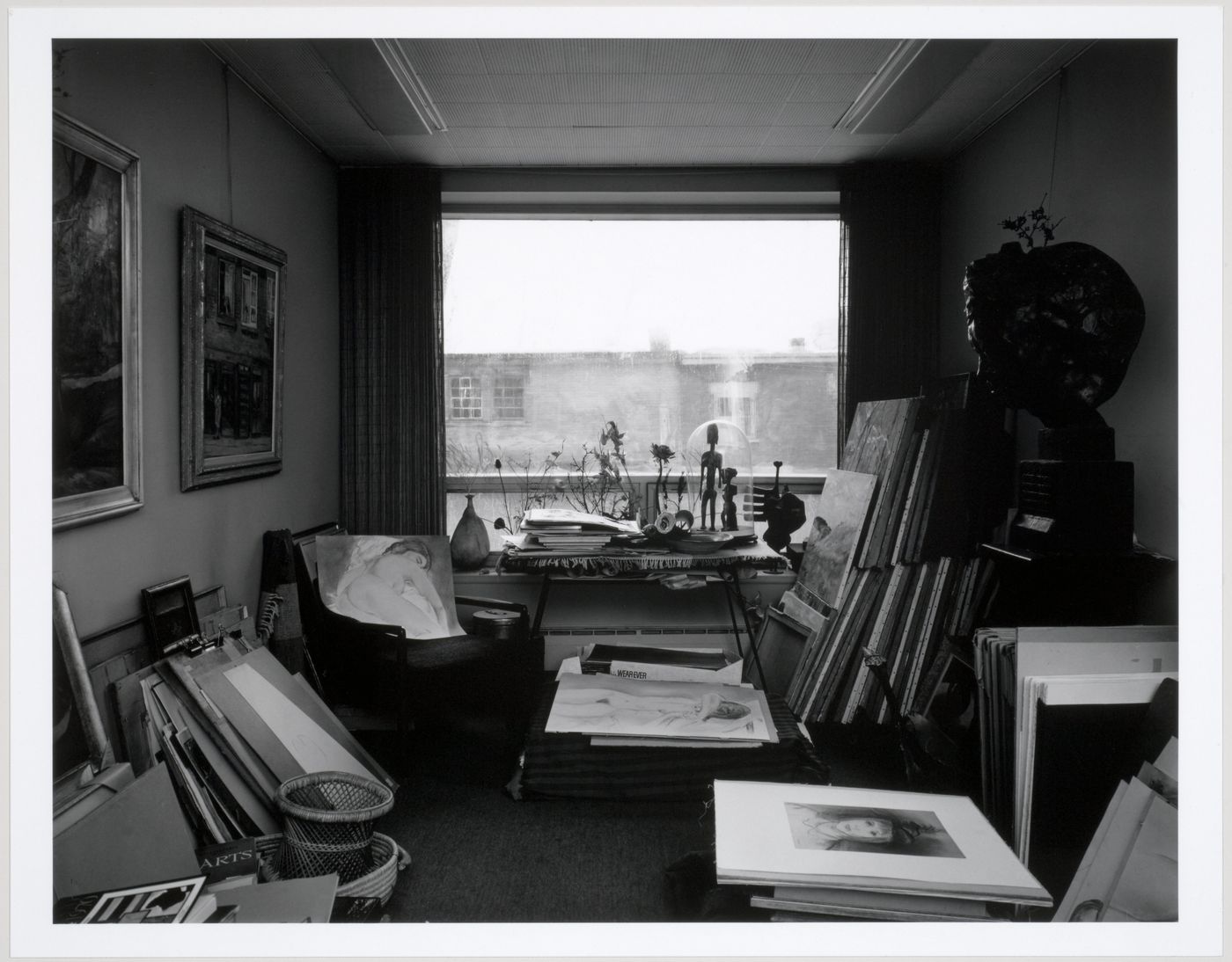 Milton Park Project: Interior of Louis Muhlstock's studio, 3555 Sainte-Famille , Montréal, Québec