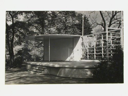 View of the Children's theatre at the zoo, Cologne, Germany