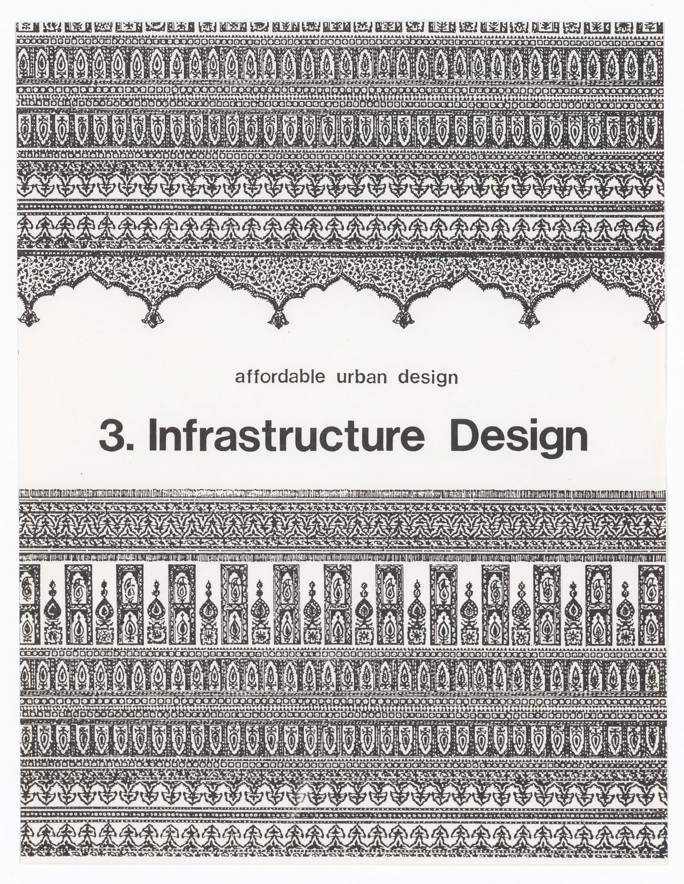 Guide booklet "Infrastructure Design" of the "Package 2: Affordable Urban Design" for the Human Settlement Training Packages