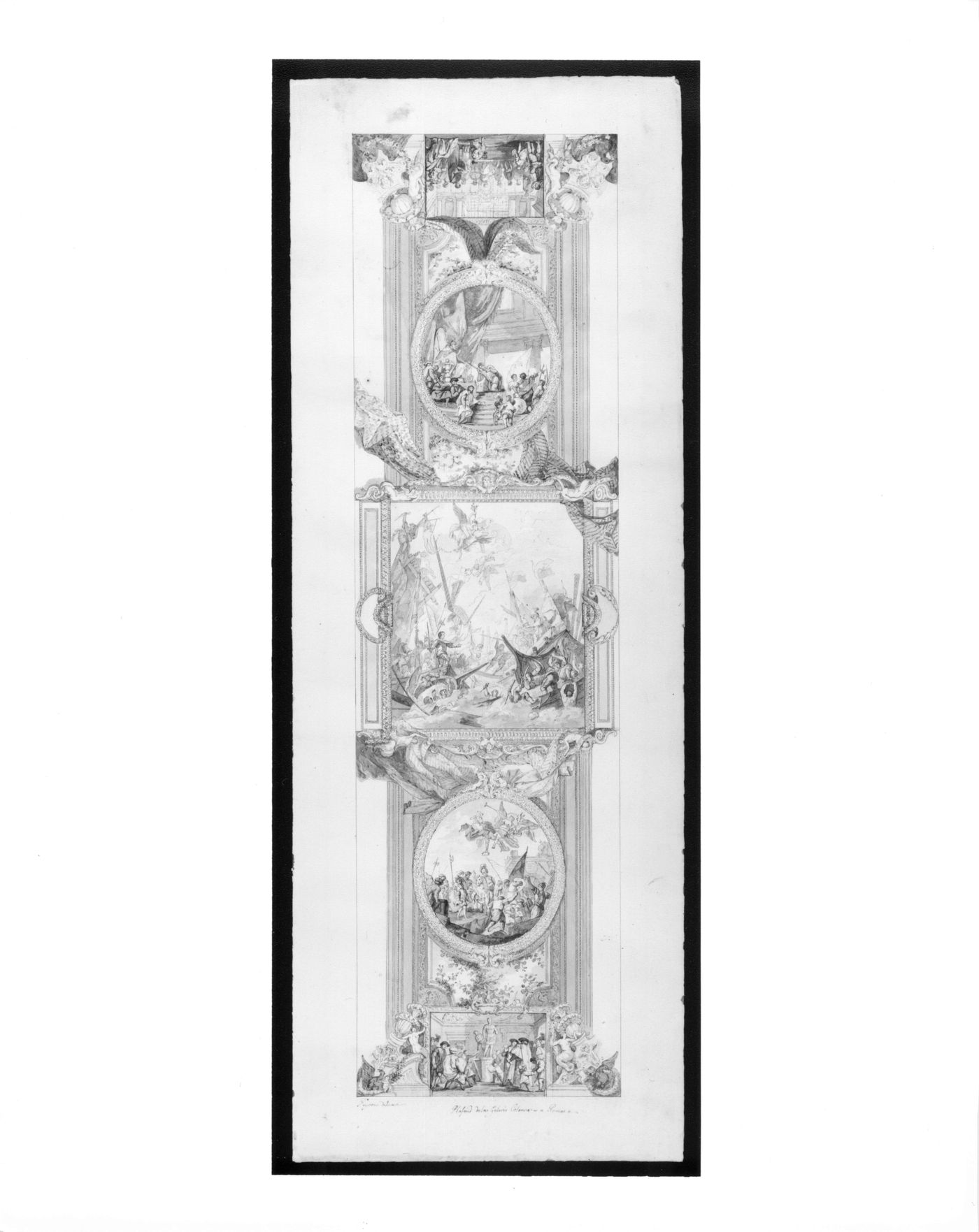 Project for the ceiling of the Galerie Colonna, Rome