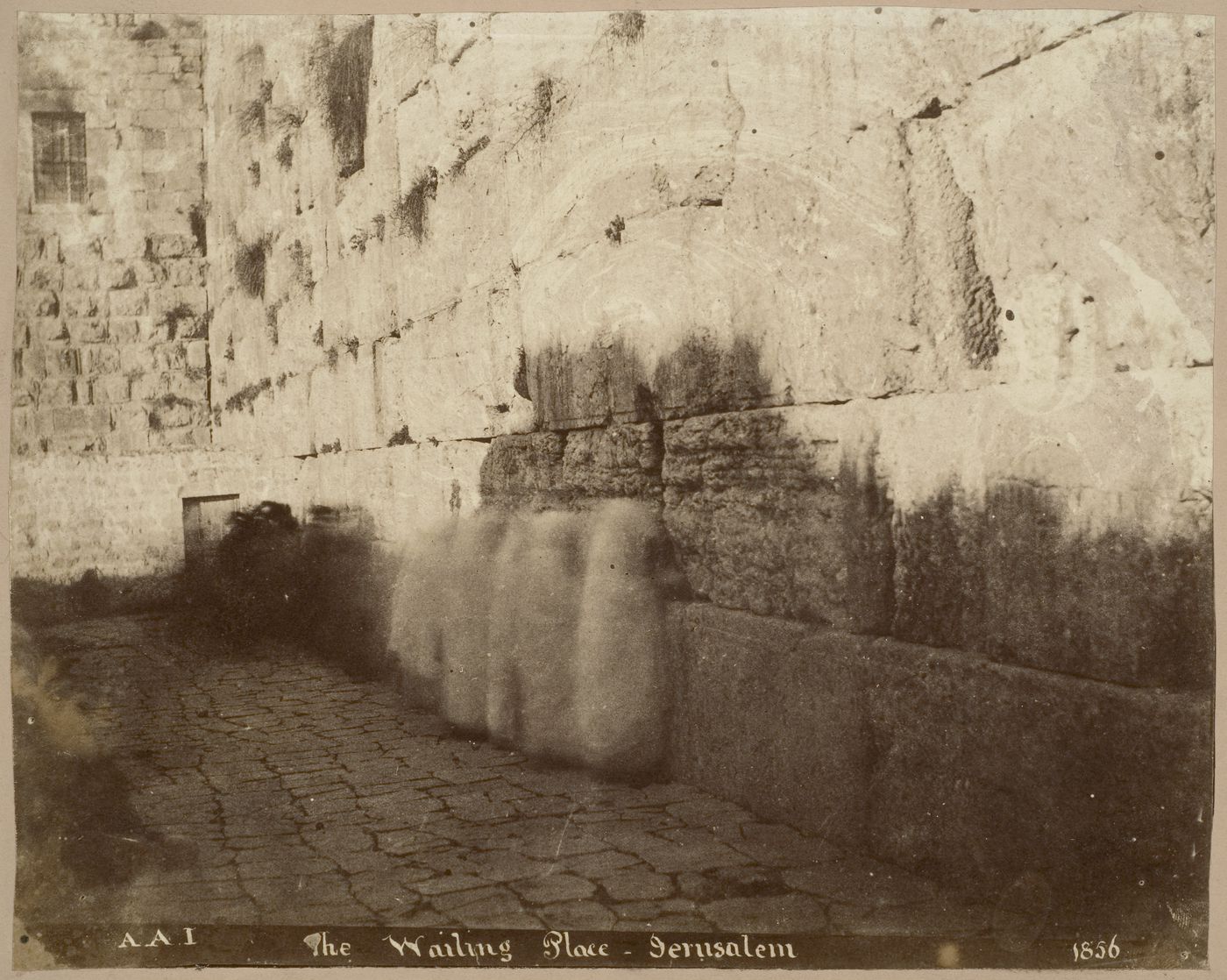 View of the Western Wall, Jerusalem, Palestine