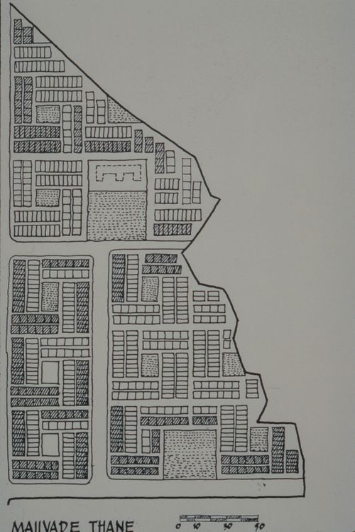 Site plan of Majivade Thade, India