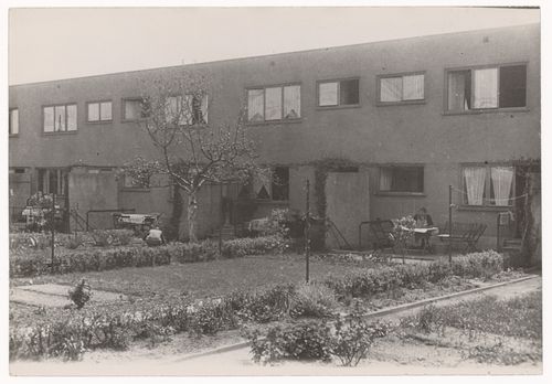 Study of a housing project for a documentary film with the working title 'Frankfurter Siedlungen' [Frankfurt Housing Complexes], Frankfurt am Main, Germany